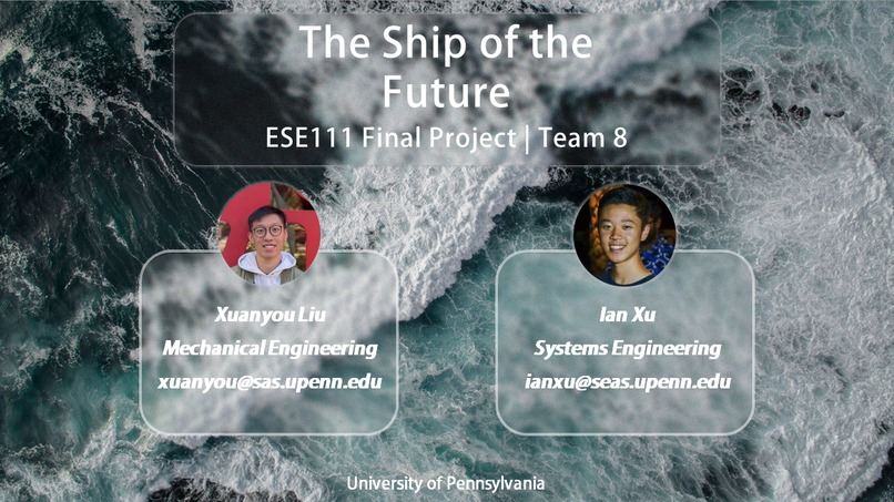 ESE111, Team 8, The Ship of the Future  – screenshot 7