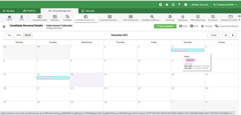 HR Hiring & Interview Coordinator – screenshot 4