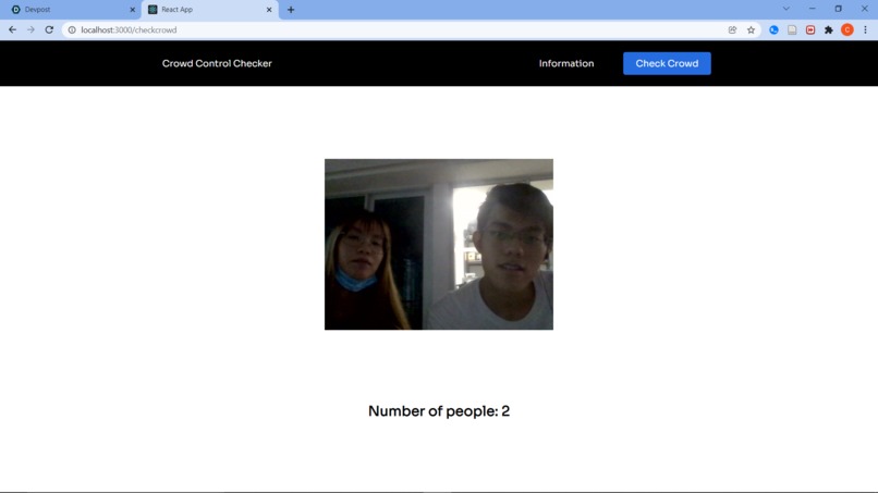 Crowd Analyser App – screenshot 1