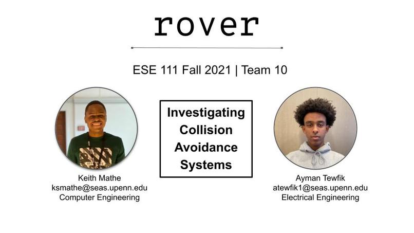 ESE 111, Team 10, ROVER – screenshot 1