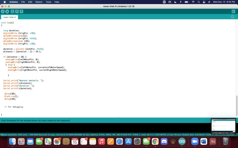 ESE 111, Team 10, ROVER – screenshot 11