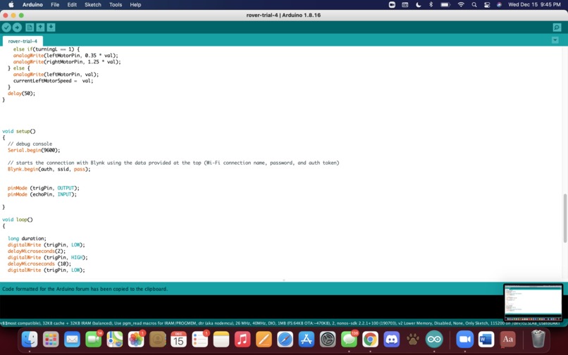 ESE 111, Team 10, ROVER – screenshot 10