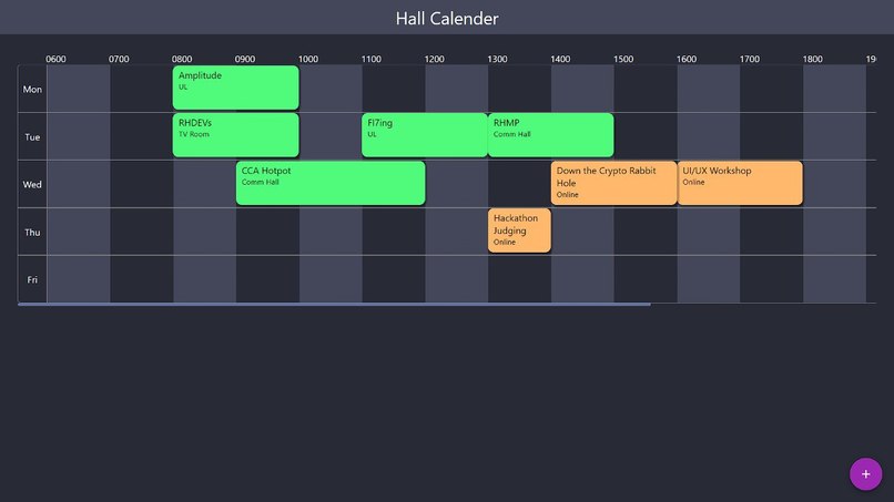 CalendeRH – screenshot 1