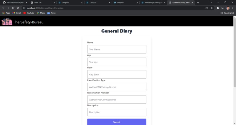 HerSafetyBureau – screenshot 4