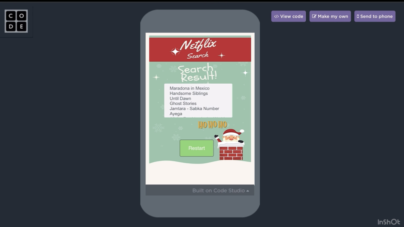 Netflix Search – screenshot 3