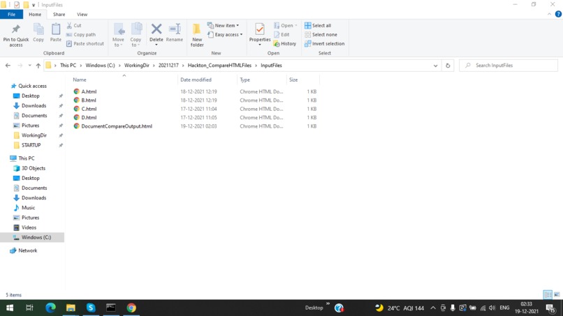 Structure Comparison   – screenshot 3