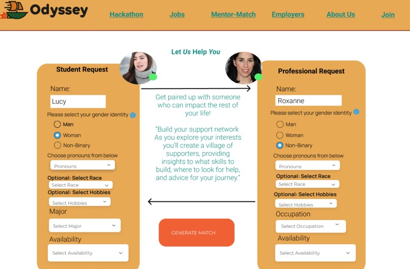 Hackathon 2021 – screenshot 1