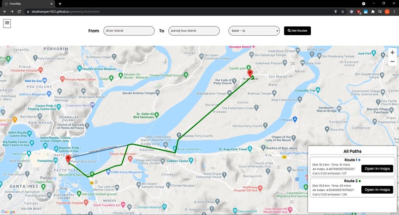 GreenWay – screenshot 2