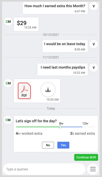 HR Support – screenshot 1