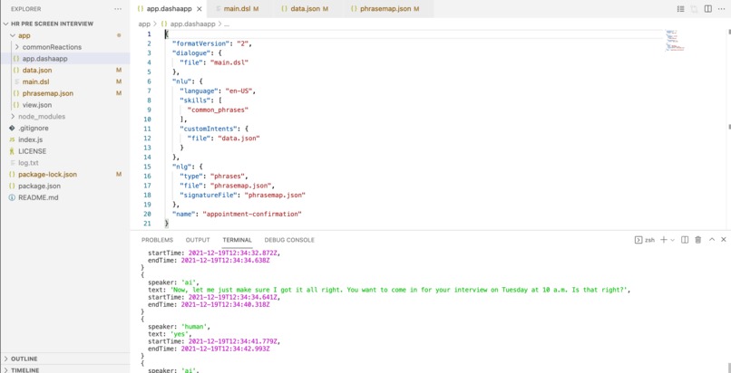 DashaHR – screenshot 1