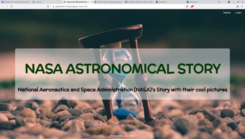 Nasa-Astro-App – screenshot 1