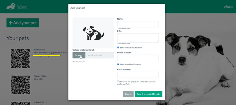 PetConnect – screenshot 2