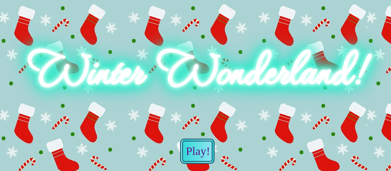 Winter Wonderland! Devpost