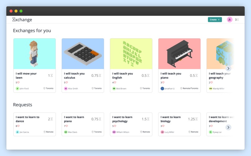 Σxchange – screenshot 1