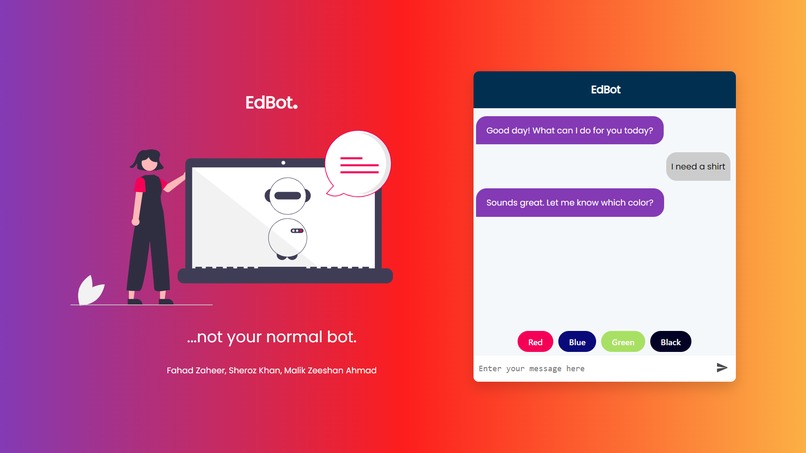 EdBot – screenshot 2