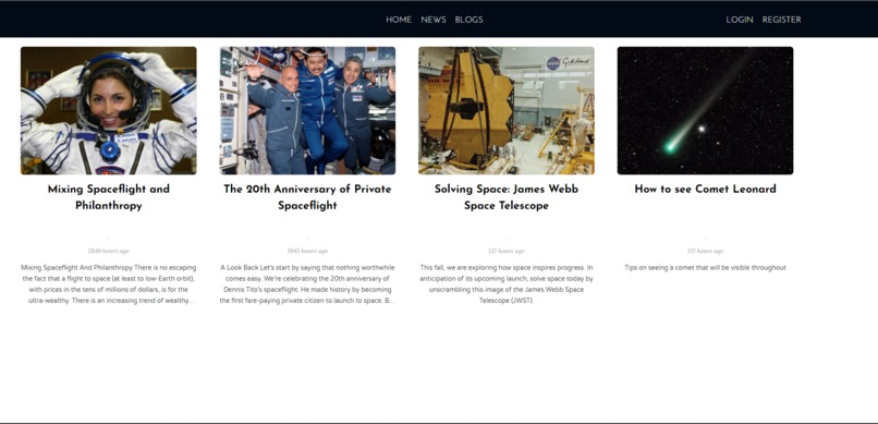 Space Blogs – screenshot 3