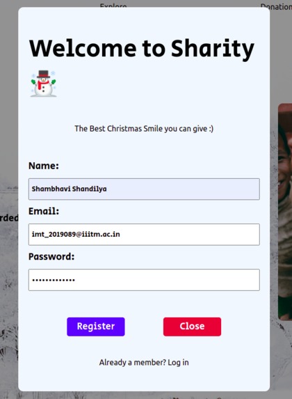 Sharity- The Best Christmas Smile you can Gift :) – screenshot 4