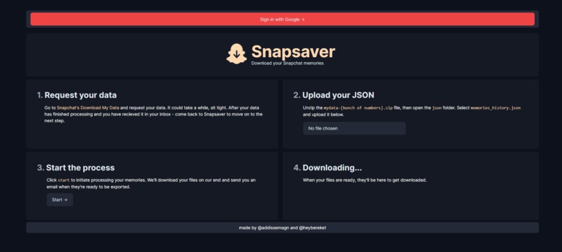 Snapsaver – screenshot 1