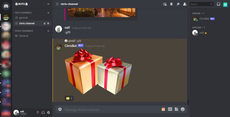 ChrisBot – screenshot 3