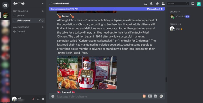 ChrisBot – screenshot 5