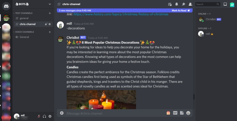 ChrisBot – screenshot 7