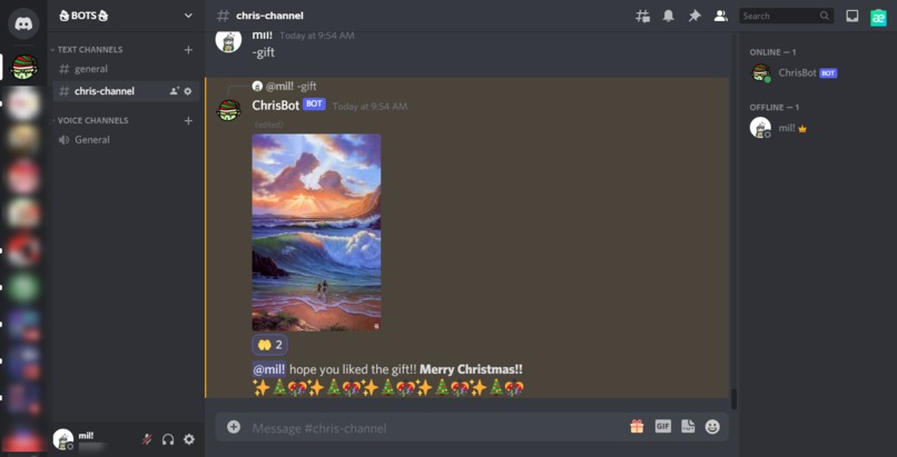 ChrisBot – screenshot 4