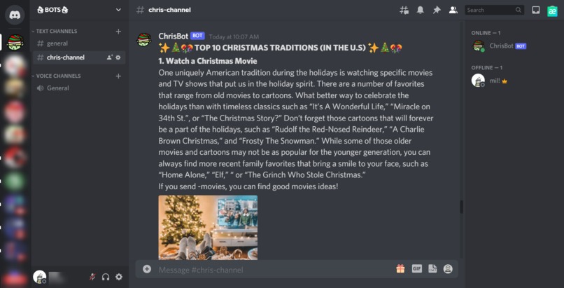 ChrisBot – screenshot 12