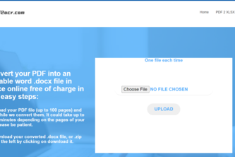 PDF2OCR - Convert pdf to word or excel