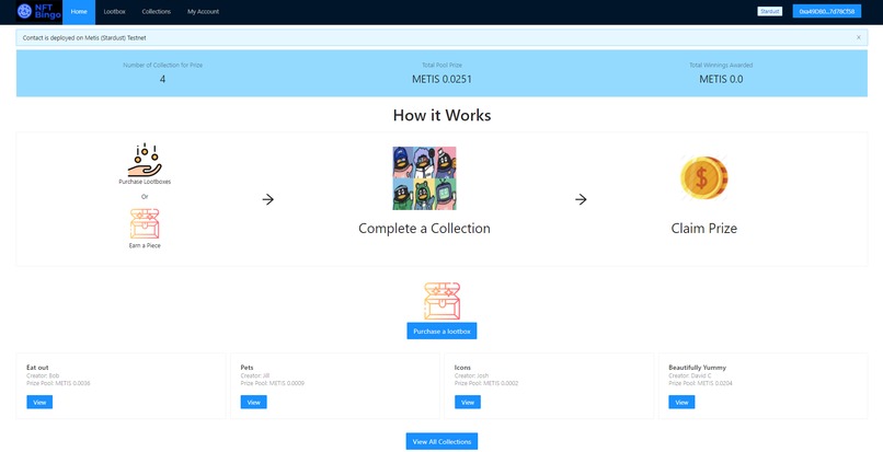 NFT Bingo – screenshot 1