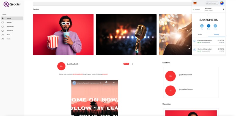 Qsocial – screenshot 1