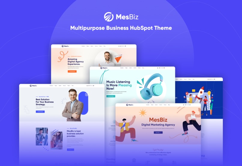 Mesbiz HubSpot Theme – screenshot 1