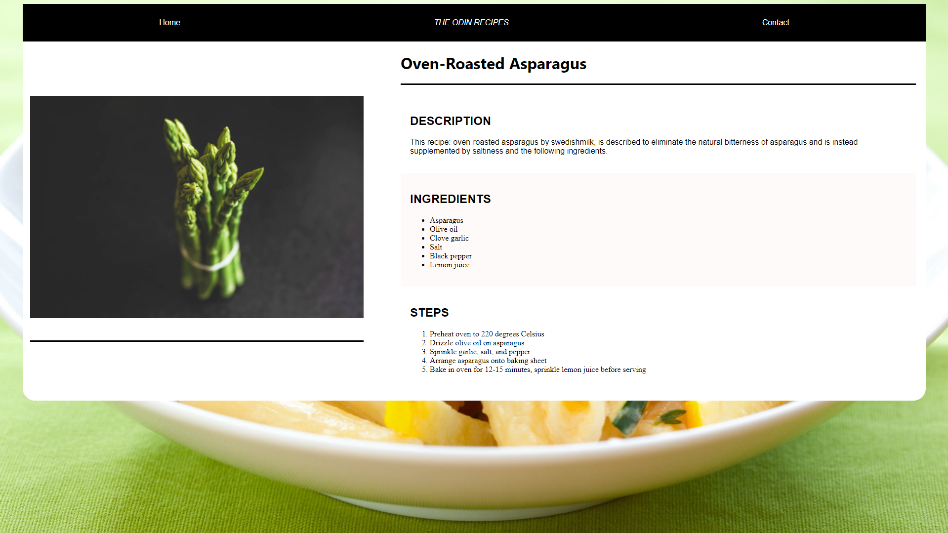 recipe-page | Devpost