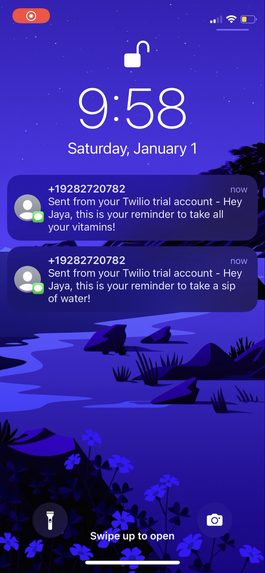 Refreshing Reminders – screenshot 1