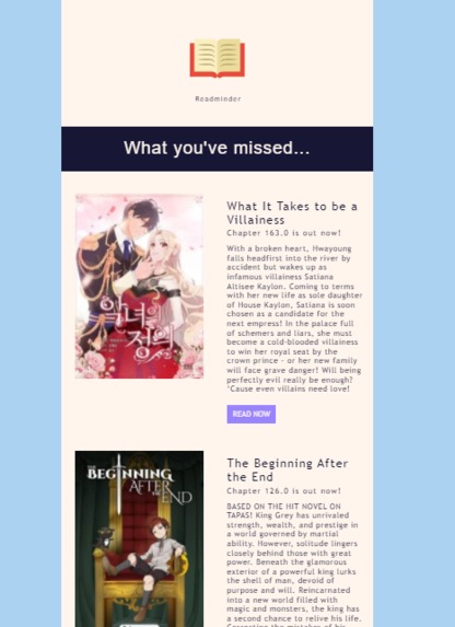 Readminder – screenshot 3