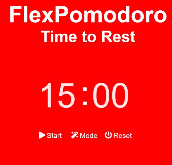 FlexPomodoro – screenshot 1