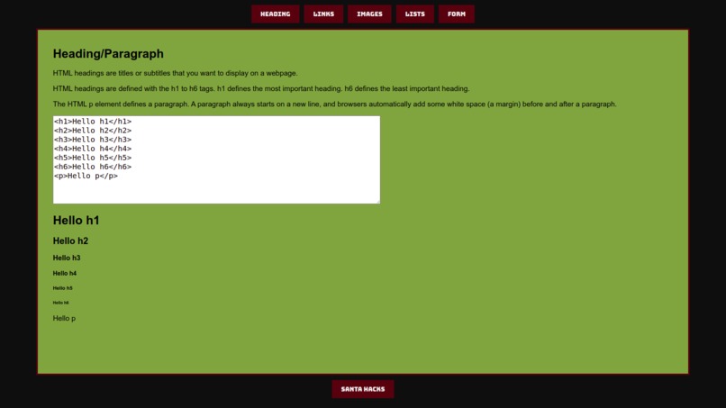 Santa HTML! – screenshot 2