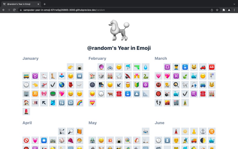 Year in Emoji – screenshot 1
