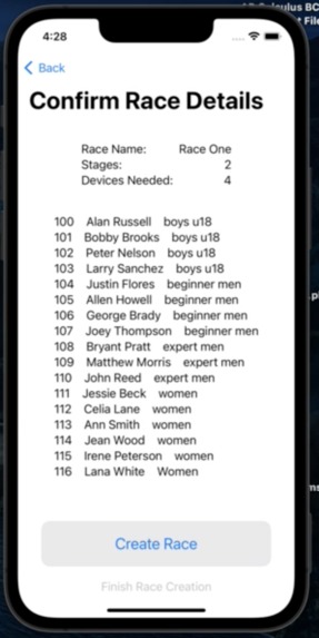Full Send MTB Racing - Race Timer – screenshot 4