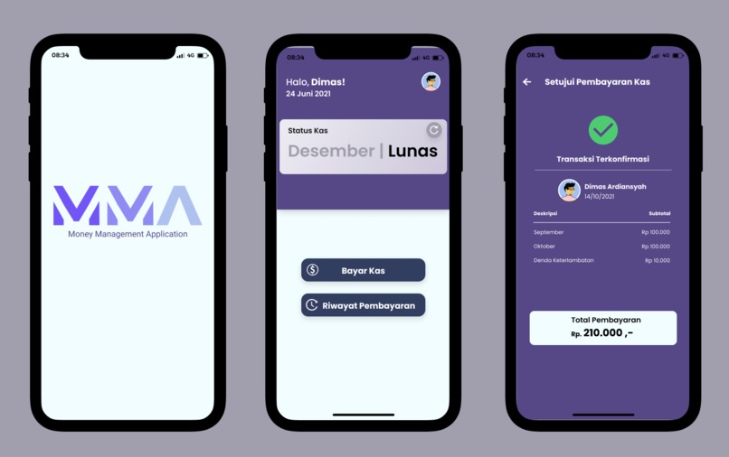 SI4402-Money Management Application – screenshot 1