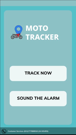 Aplikasi Moto Tracker – screenshot 1