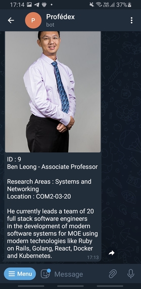 Profédex – screenshot 3