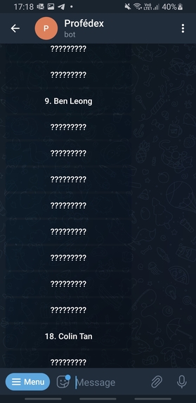 Profédex – screenshot 4