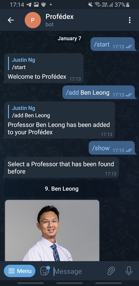 Profédex – screenshot 5