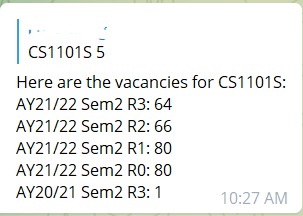 modrekt vacancy reports bot – screenshot 2