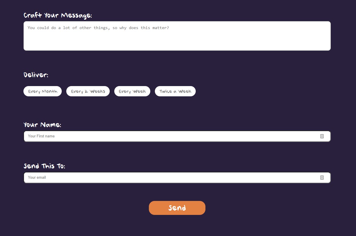 Message From Me | Devpost