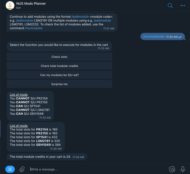 NUS Mods Planner Helper – screenshot 3