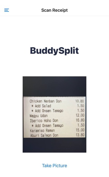 BuddySplit – screenshot 1