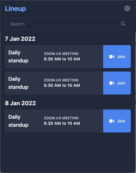 LineUp – screenshot 1