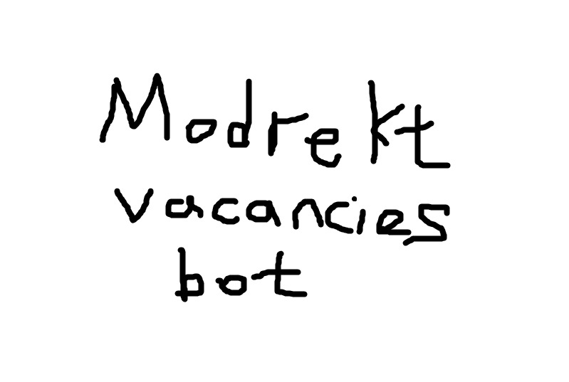 modrekt vacancy reports bot – screenshot 1