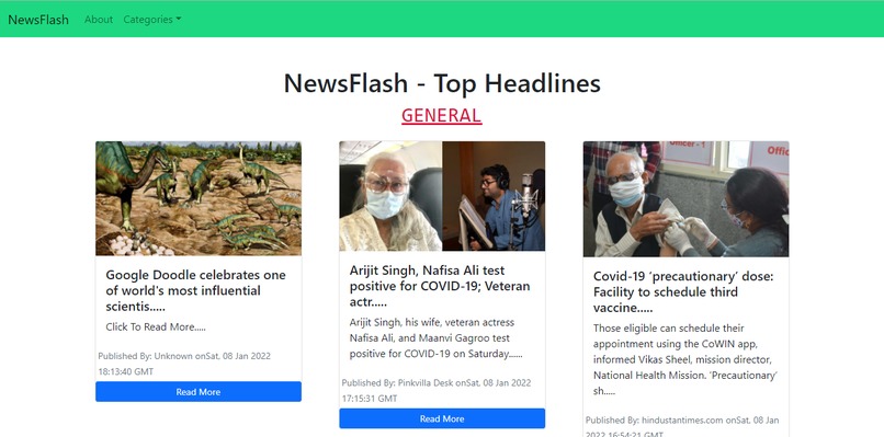 News Flash – screenshot 1